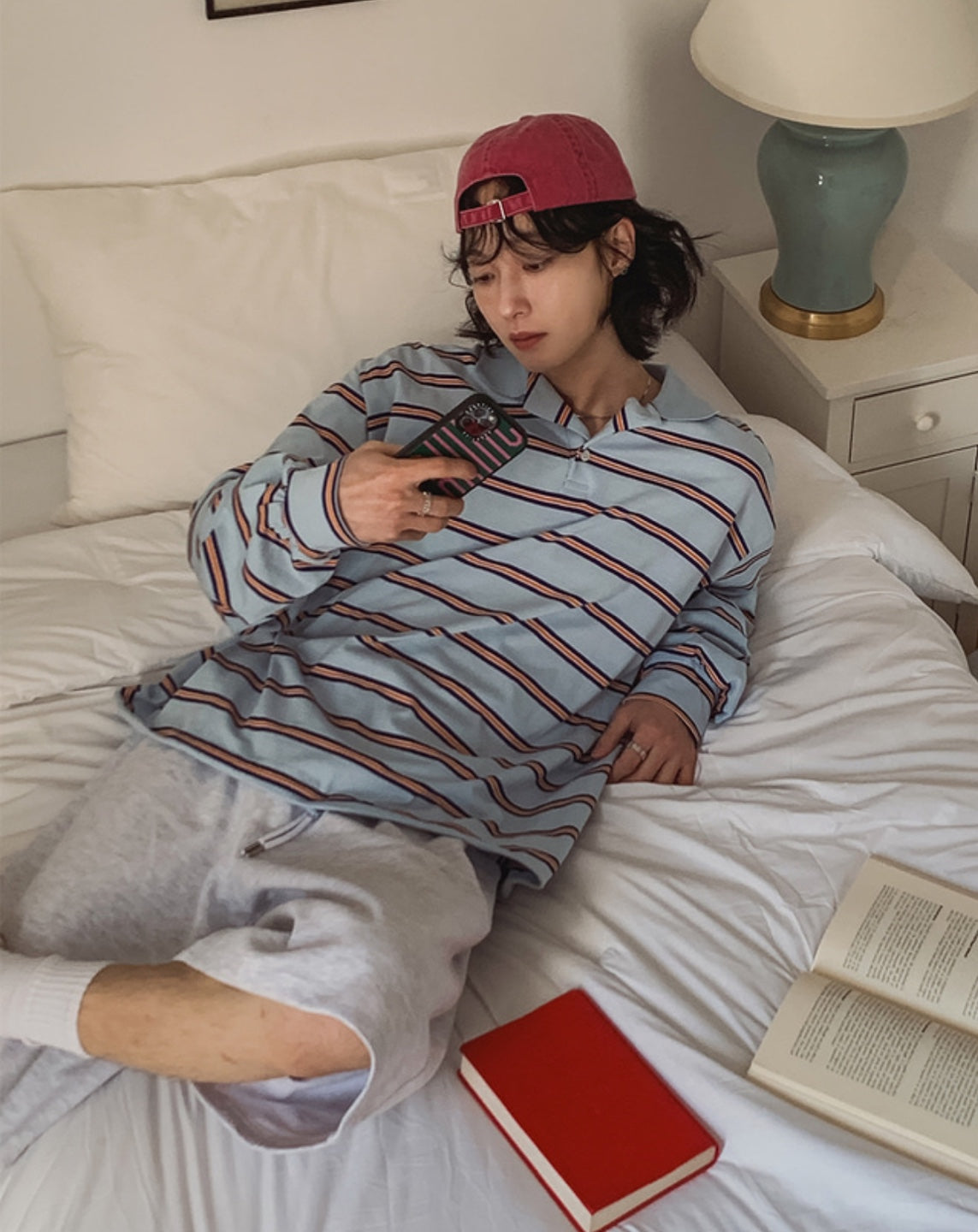 STRIPED RUGBY POLO SHIRT