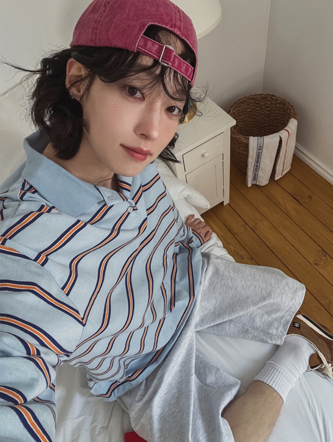 STRIPED RUGBY POLO SHIRT