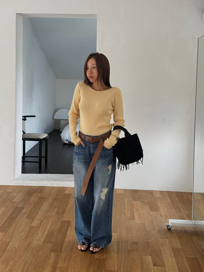 Pave denim pants