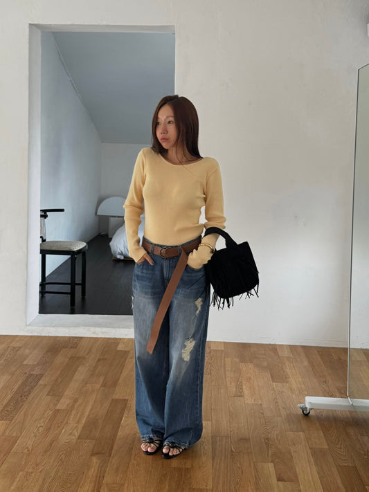 Pave denim pants