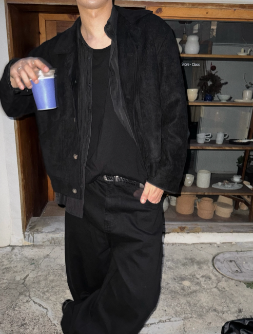 Suede Work Jacket (3 Colors)