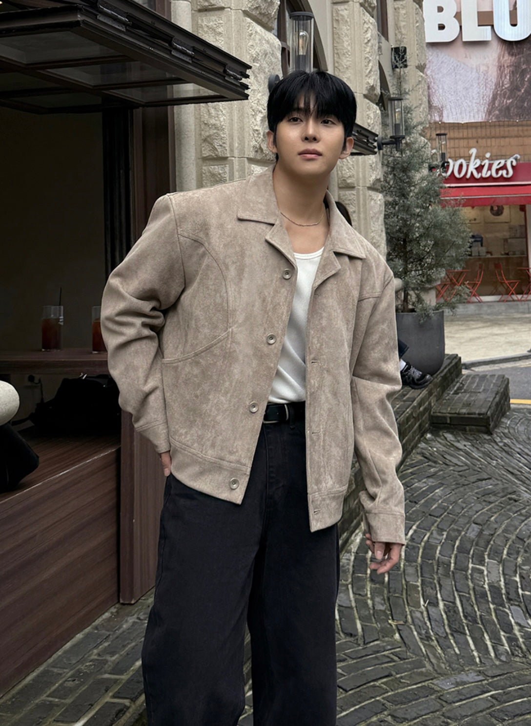 Suede Work Jacket (3 Colors)