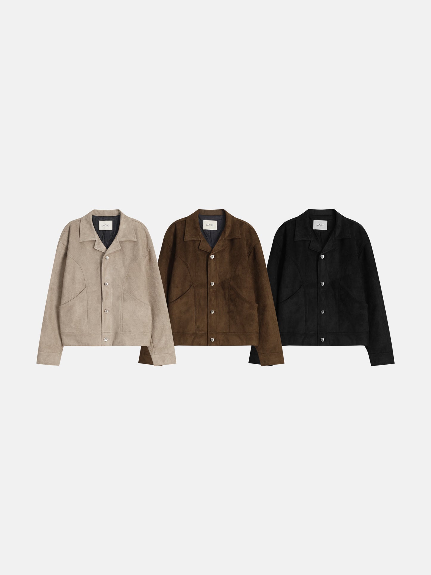 Suede Work Jacket (3 Colors)