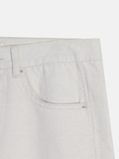Wide Straight Denim Pants (2 Colors)