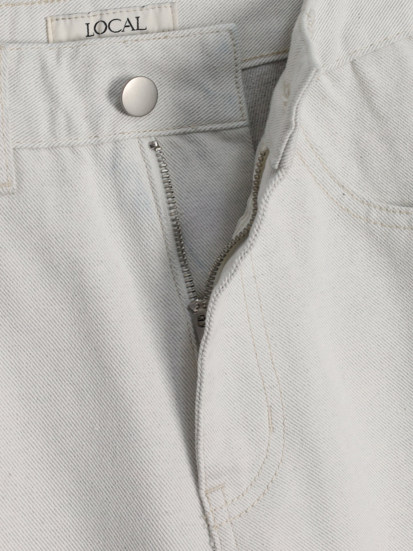 Wide Straight Denim Pants (2 Colors)