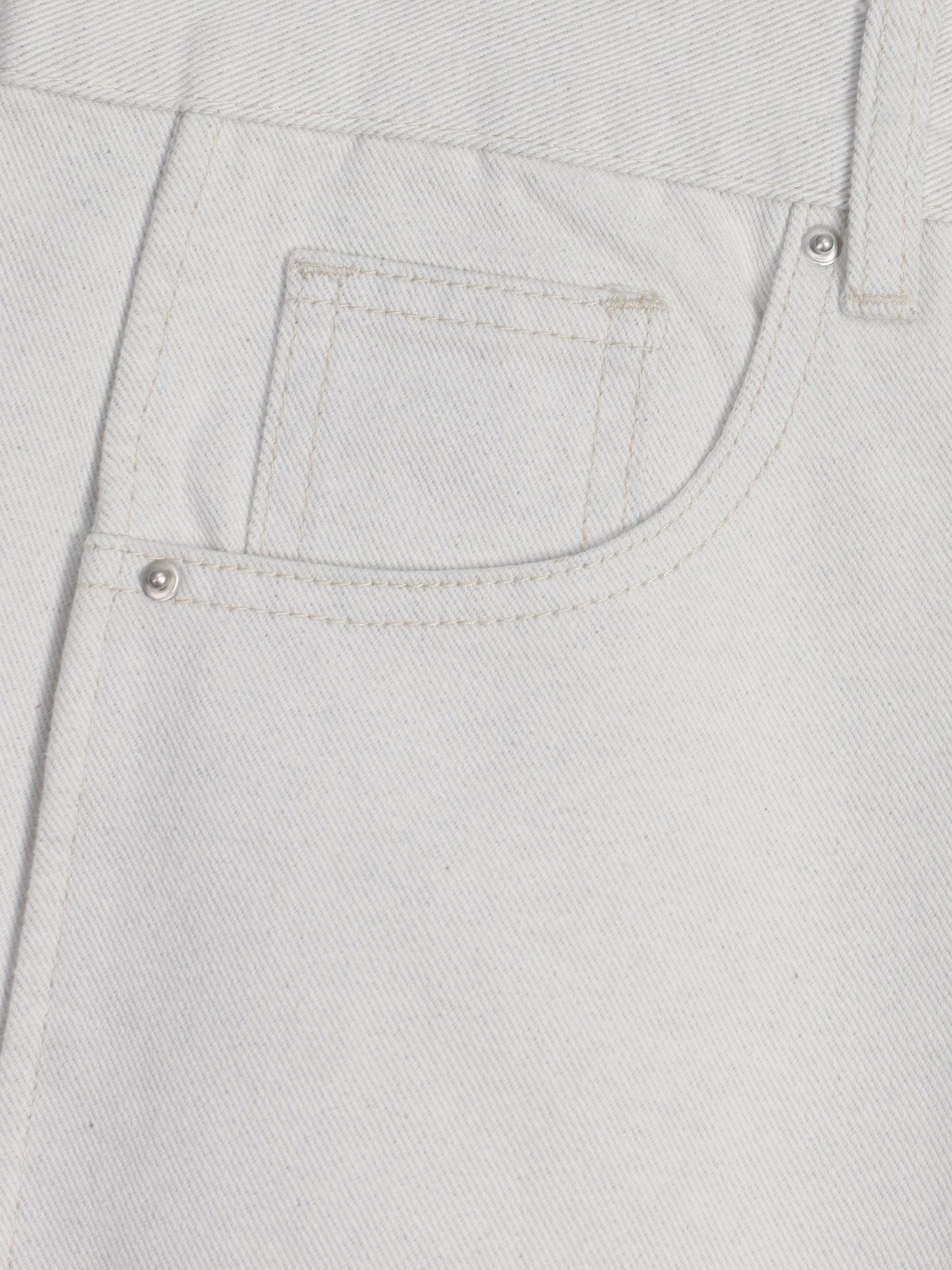 Wide Straight Denim Pants (2 Colors)