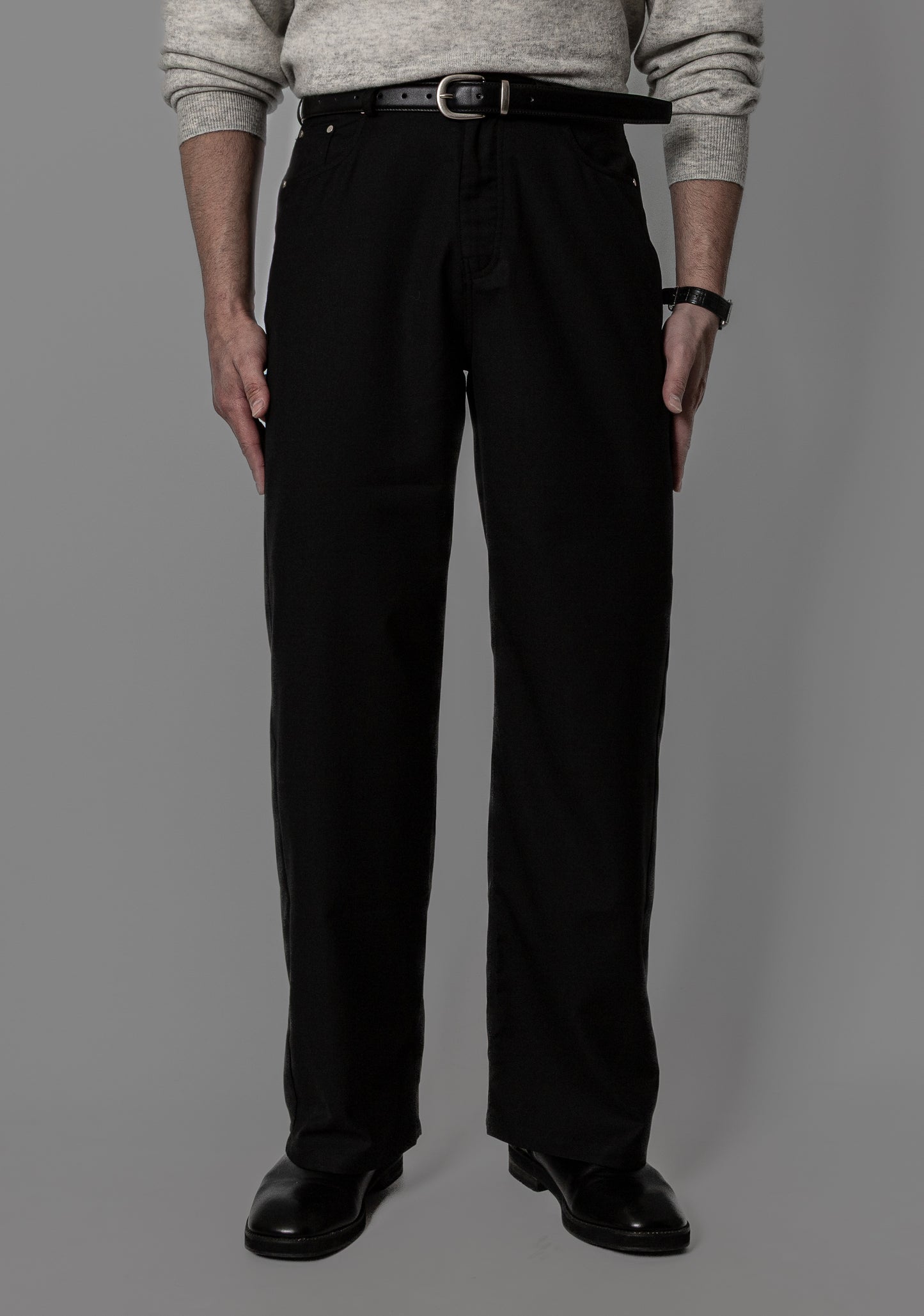 Minimal Wide Straight Pants