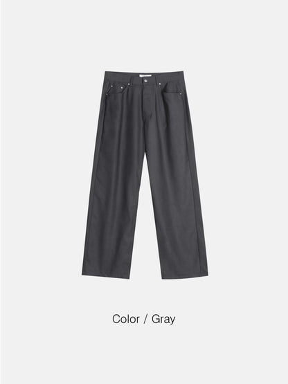 Minimal Wide Straight Pants