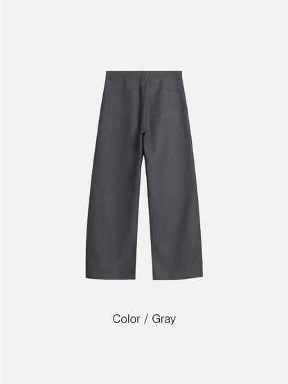 Minimal Wide Straight Pants