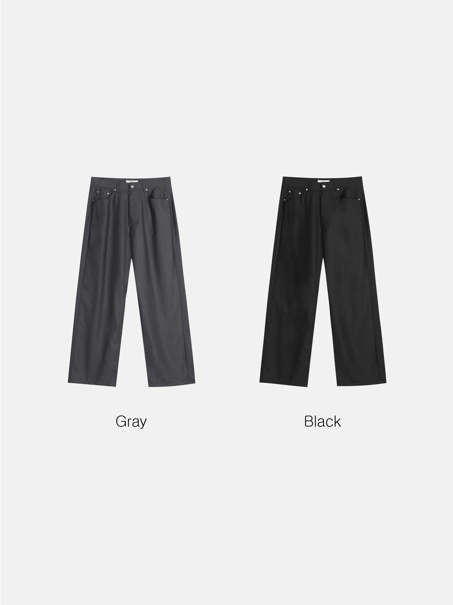 Minimal Wide Straight Pants