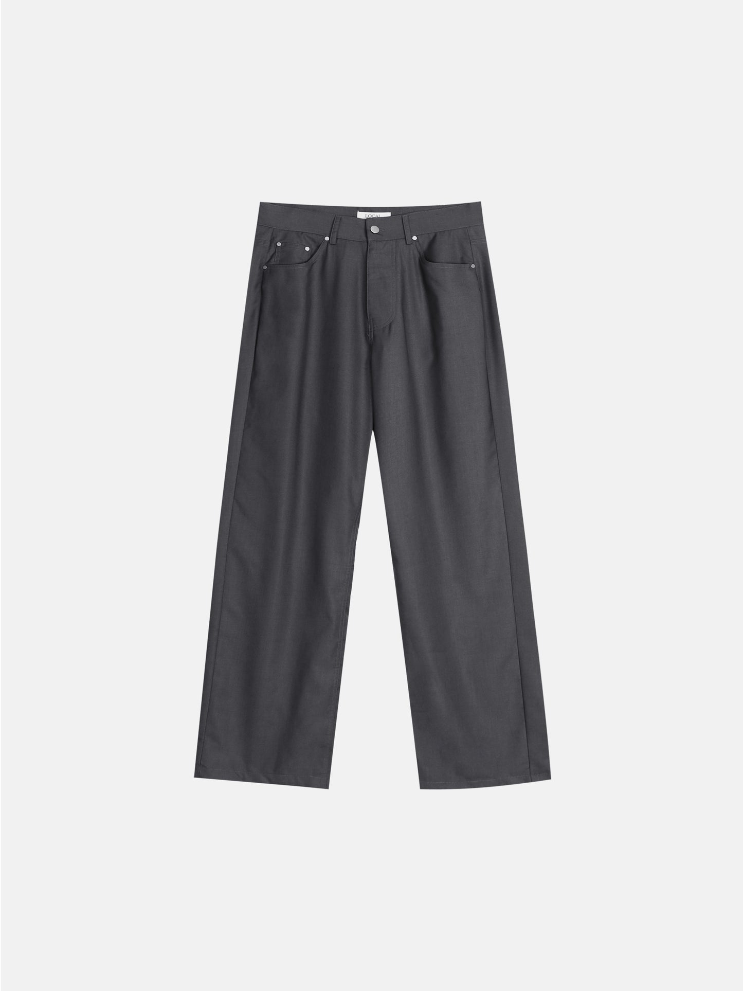 Minimal Wide Straight Pants