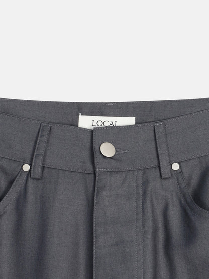 Minimal Wide Straight Pants
