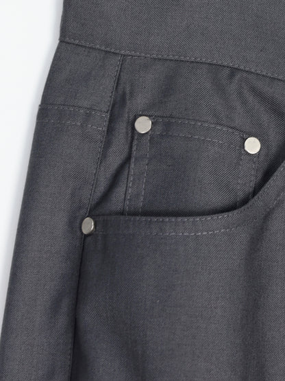 Minimal Wide Straight Pants
