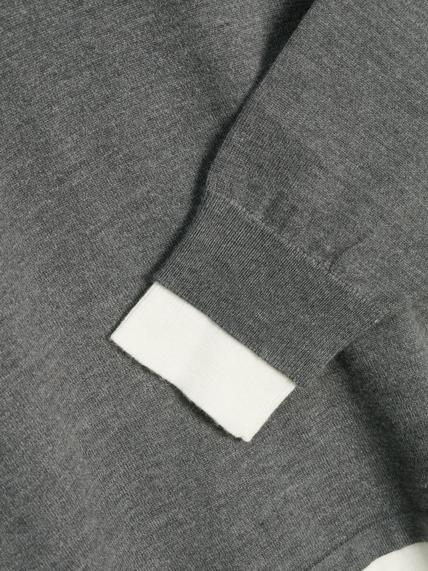 Layered Contrast Knit Top