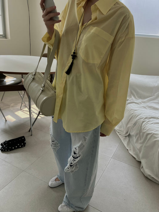 [A MA:DE 2026SS] Silhouette Blouse (2color)