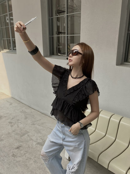【A MA:DE 2026SS】Table blouse ( 4color )