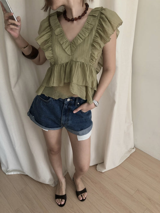 【A MA:DE 2026SS】Table blouse ( 4color )