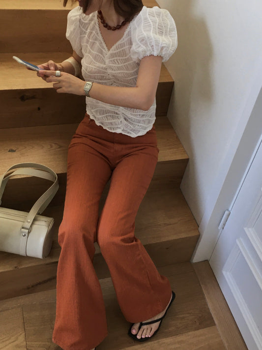 [A MA:DE 2026SS] Silhouette Blouse (2color)