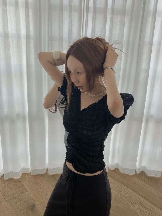 [A MA:DE 2026SS] Silhouette Blouse (2color)