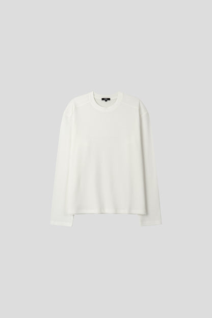 Chrome Muscle Ribbed Long Sleeve T-shirt