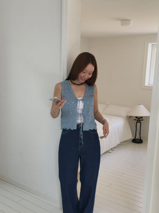 【A MA:DE 2026SS】Deluna vest Sleeveless - top ( 3color )