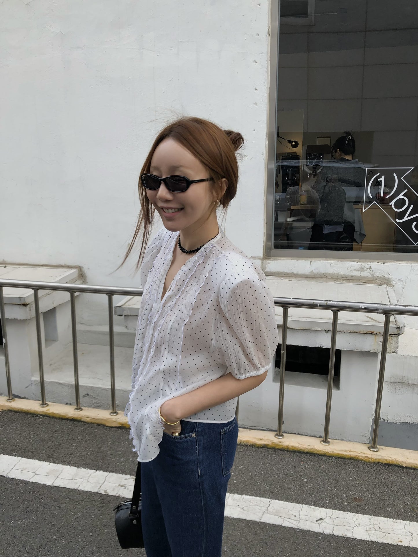 [A MA:DE 2026SS] Silhouette Blouse (2color)