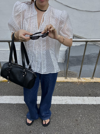 【A MA:DE 2026SS】Dot blouse ( 2color )
