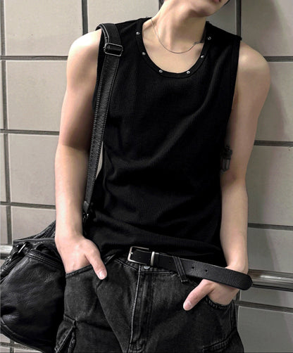 Riveted Sleeveless Top