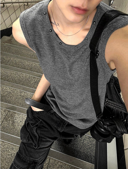 Riveted Sleeveless Top