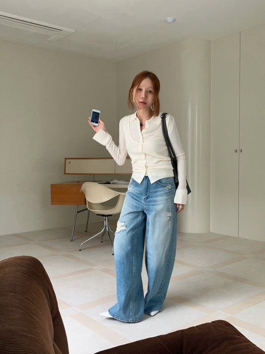 A MA:DE Nova denim pants