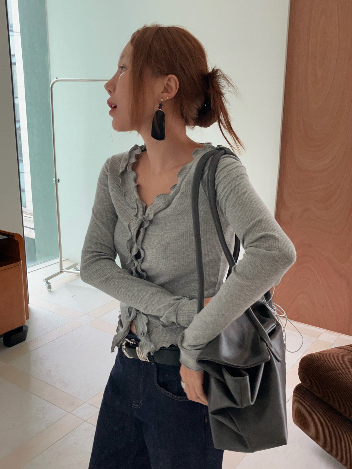 A MA:DE Pudding Cardigan