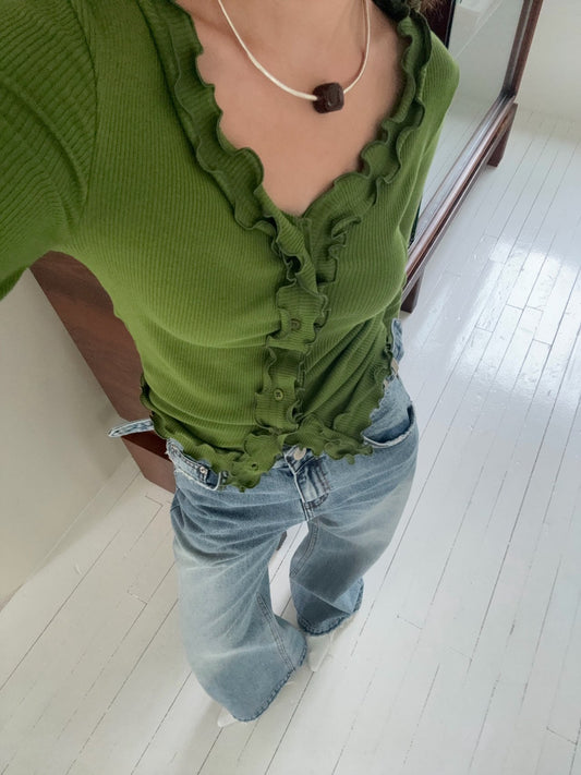 A MA:DE Pudding Cardigan