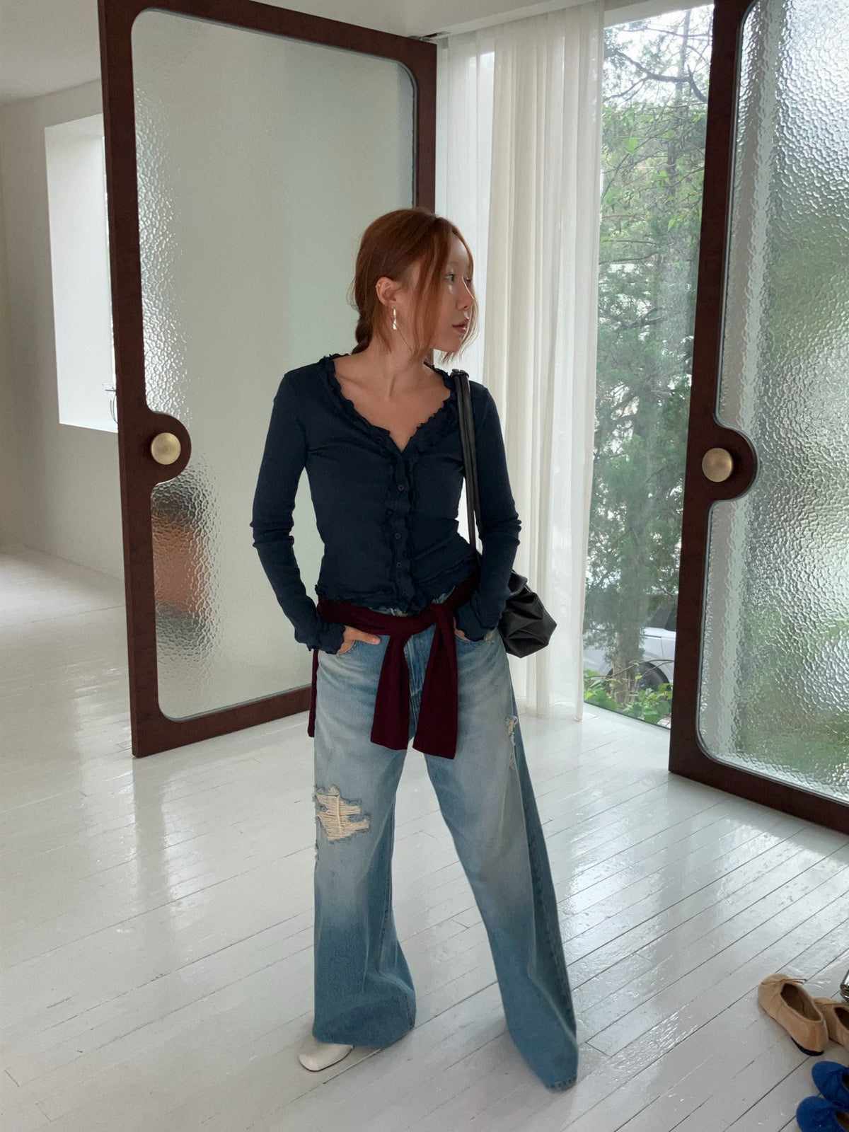 A MA:DE Pudding Cardigan