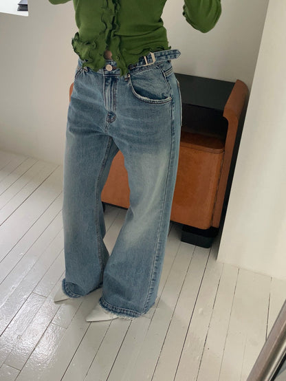 A MA:DE To side denim pants