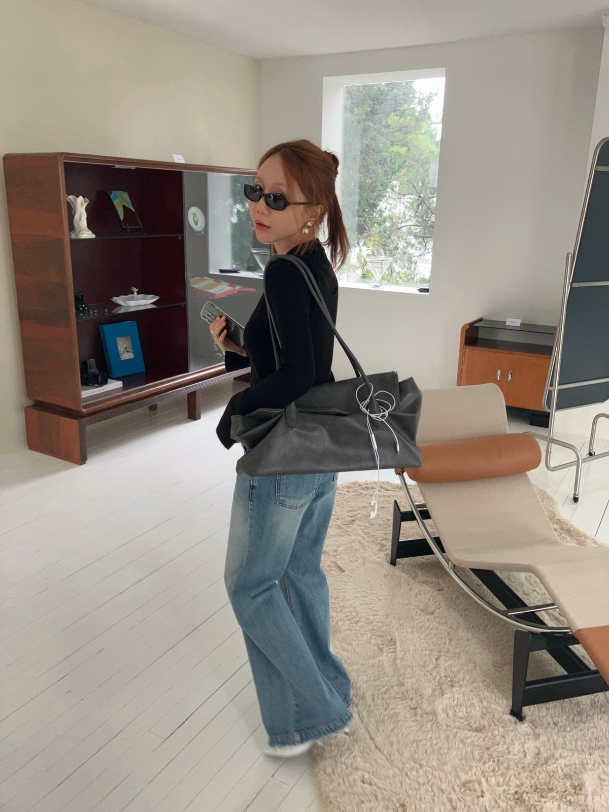 A MA:DE To side denim pants
