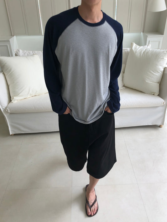 Colorblock Raglan Tee
