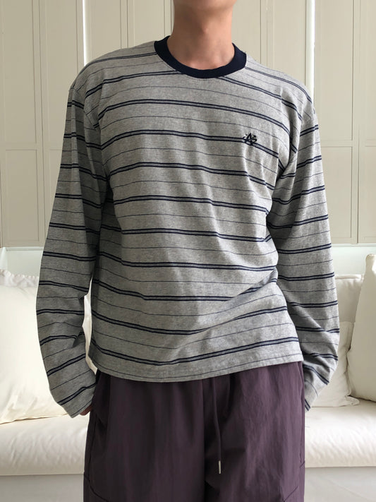 A Stripe Ringer Long Sleeve