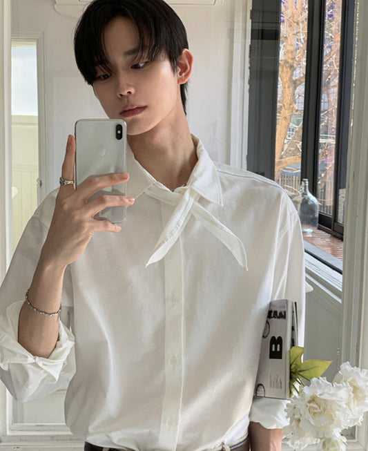 Ribbon Tie Shirt