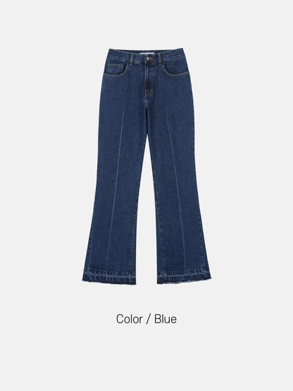 Cutoff Flare Denim