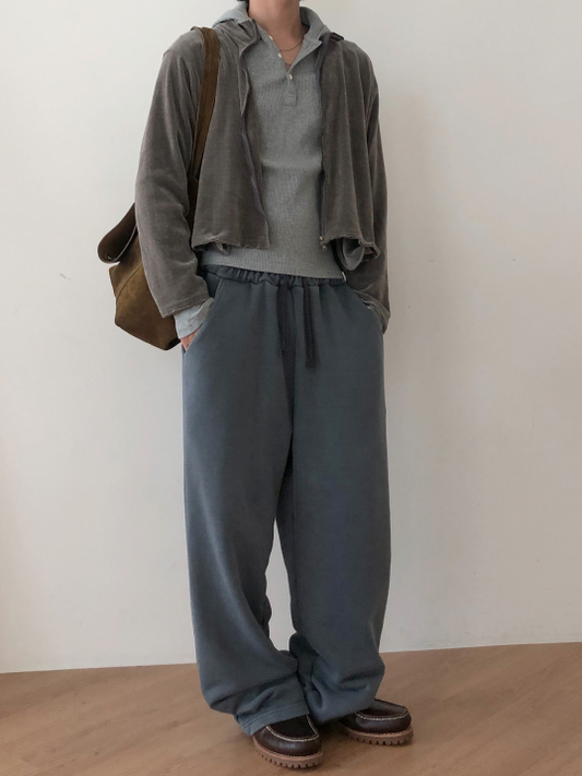 Velvet Zip Cardigan