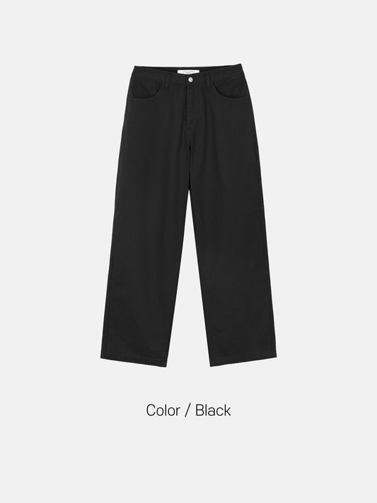 Herringbone Wide Pants