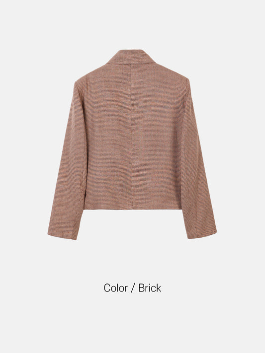 Tweed Zip Jacket