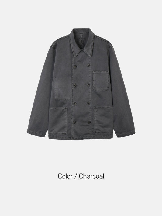Double Breasted Chore Jacket
