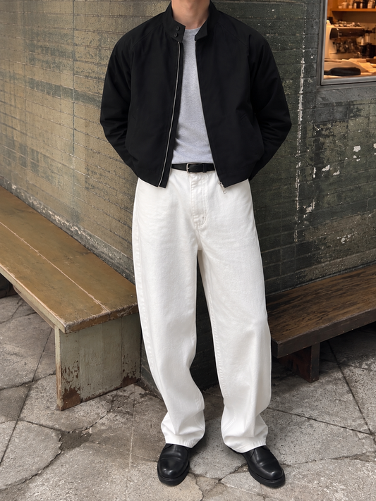 Stand Collar Zip-Up Jacket