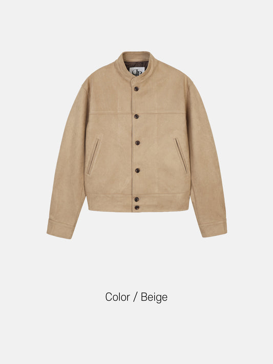 Suede Bomber Jacket