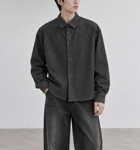 GM Cutting Denim Shirt