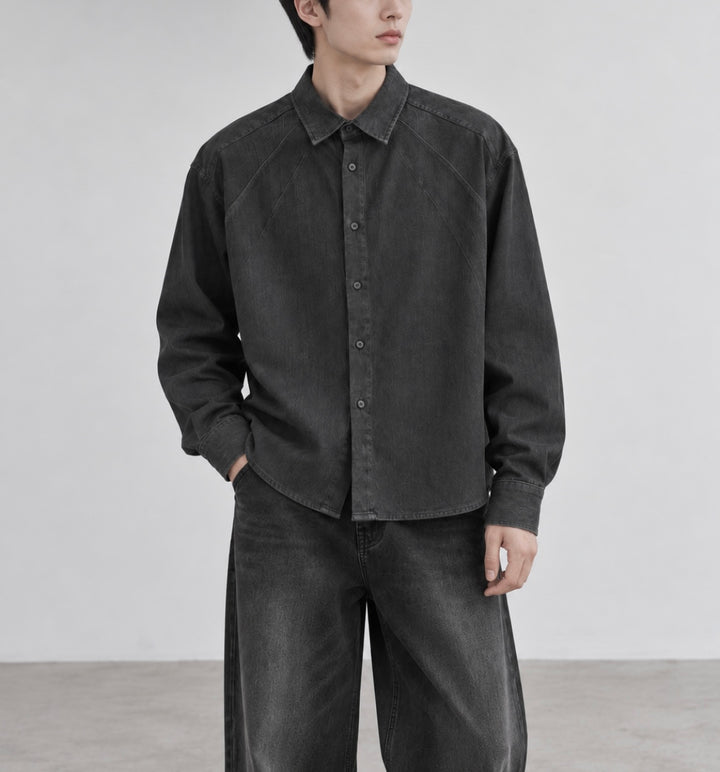 GM Cutting Denim Shirt