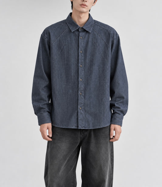 GM Cutting Denim Shirt