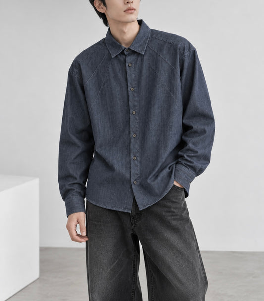 GM Cutting Denim Shirt