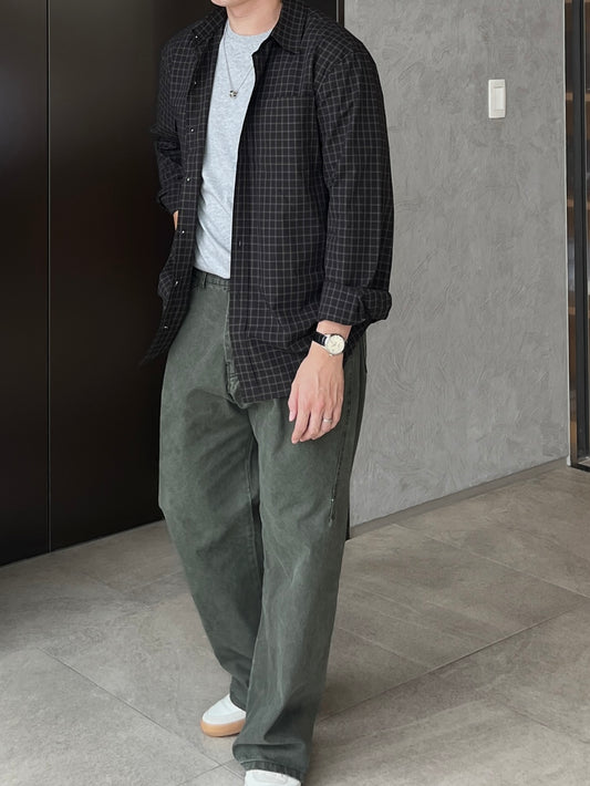 Saki Washed Cotton Pants